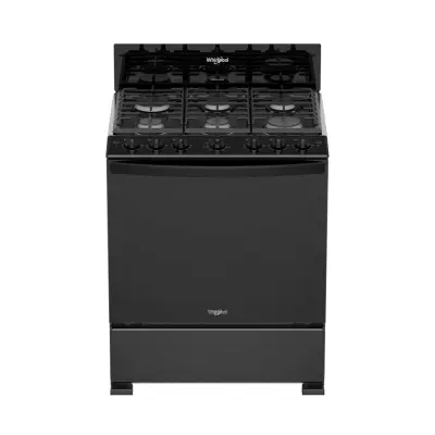 ESTUFA A GAS WHIRLPOOL DE 30" DE 6 QUEMADORES CON HORNO LWFR3400